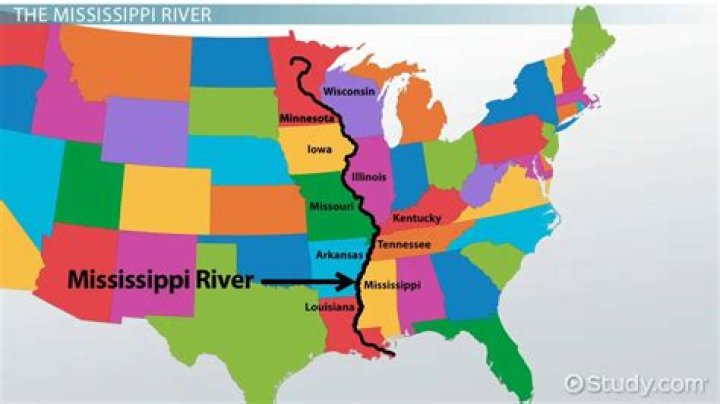 Does Mississippi run through Louisiana?