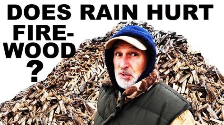 Does rain hurt firewood?