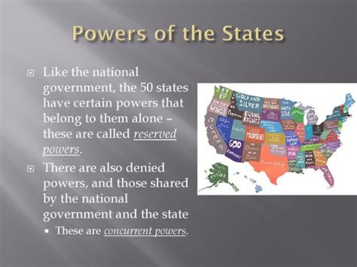 Does the President have powers over the states?