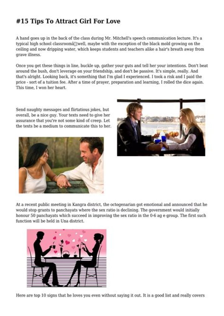 How can I convince a girl to be romantic?