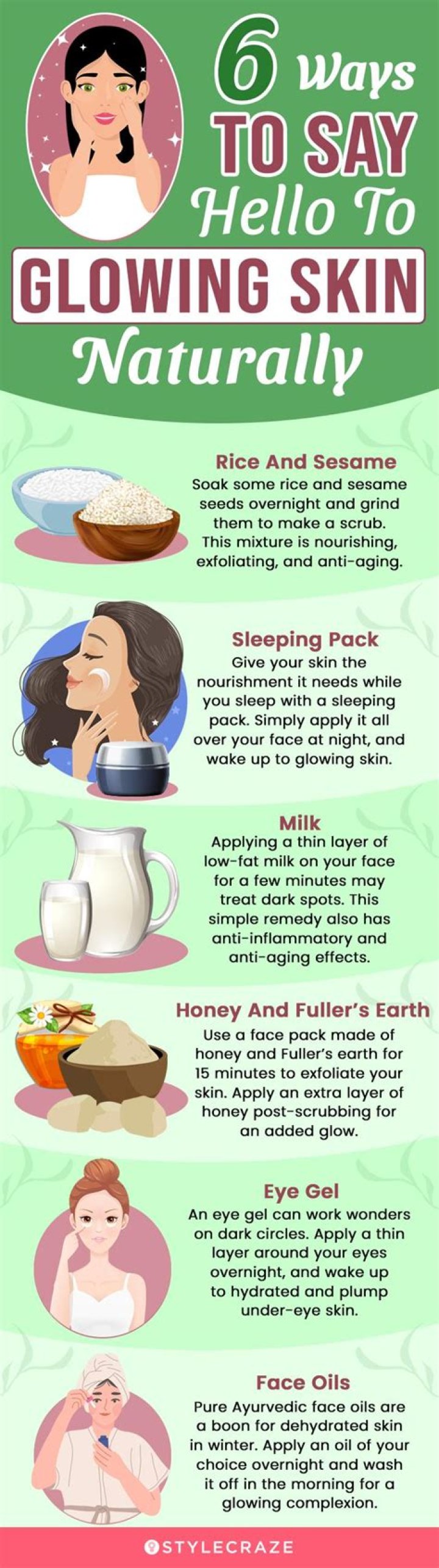 How can I get glowing skin after delivery?