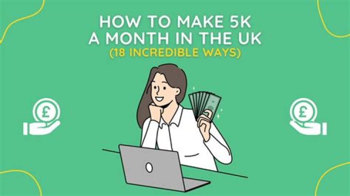How can I make 5k a month?