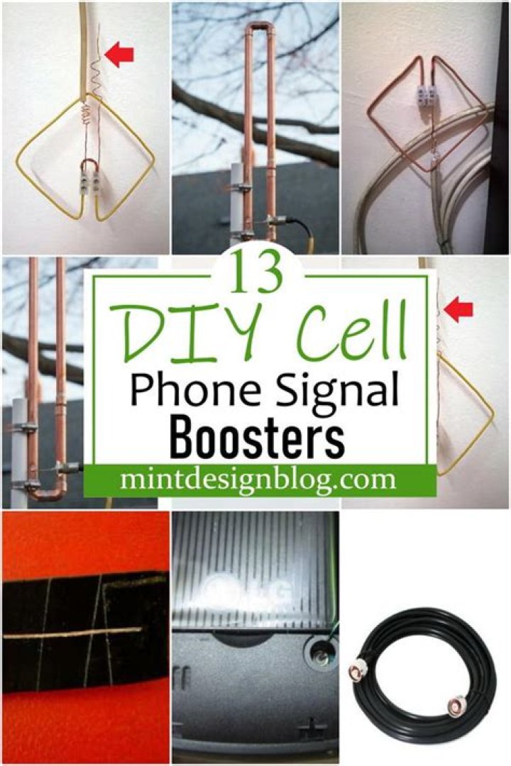 How can I make a homemade cell phone booster?