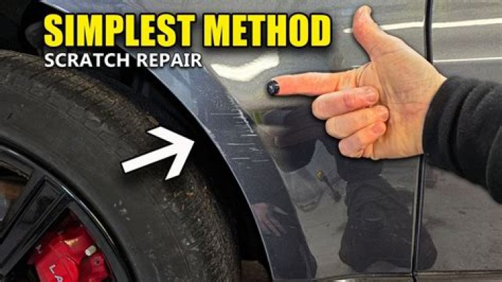 How can you tell if a car scratch is fresh?