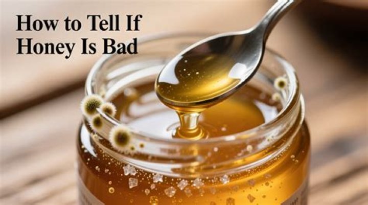 How can you tell if honey is mixed with sugar?