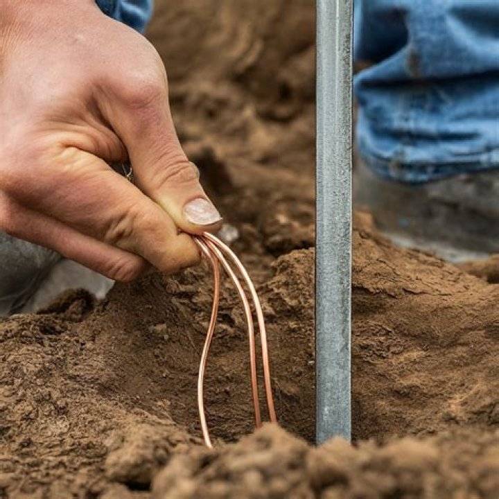 How deep does a ground wire need to be?