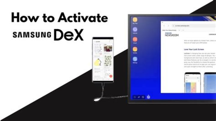 How do I activate Samsung DeX?