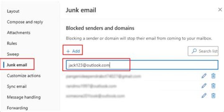 How do I block incoming emails?