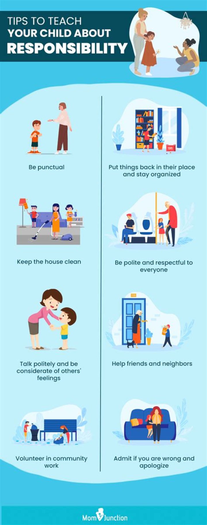 How do I encourage my child to be responsible?