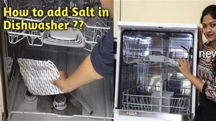 How do I fill my dishwasher with salt?