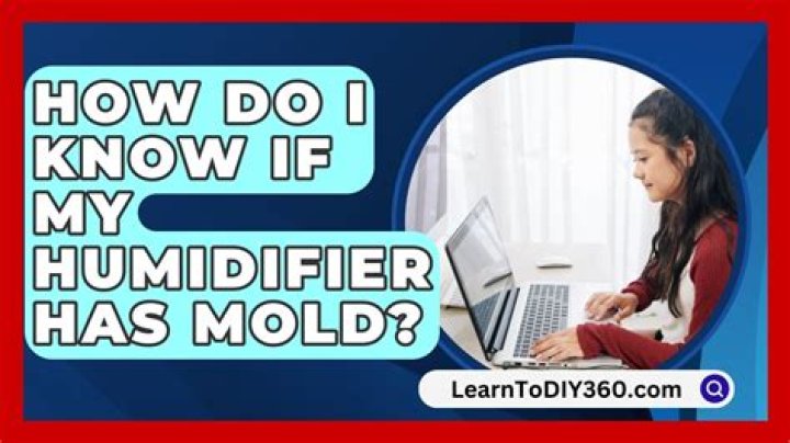 How do I know if my humidifier has mold?