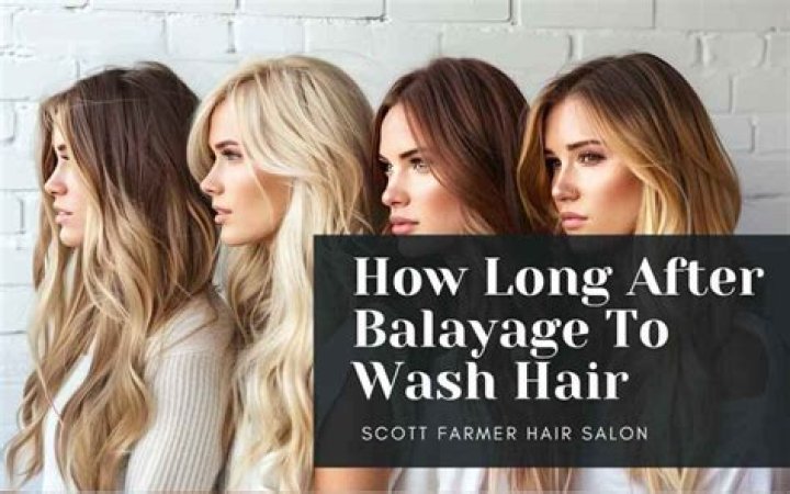 How do I maintain my hair after balayage?
