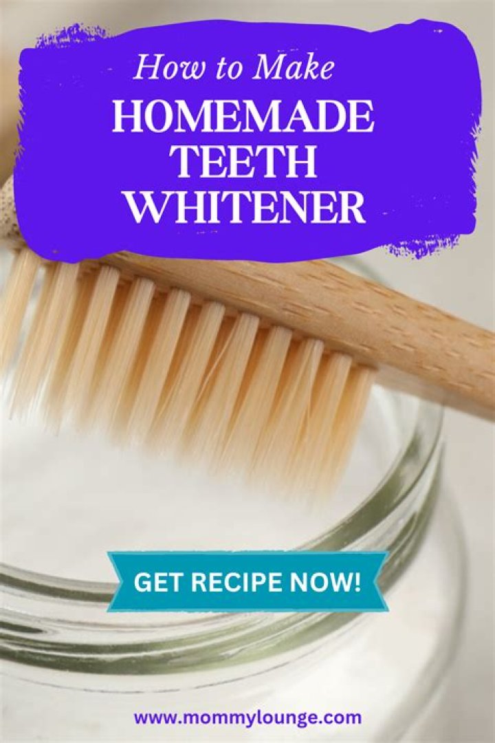 How do I make a homemade teeth whitener?