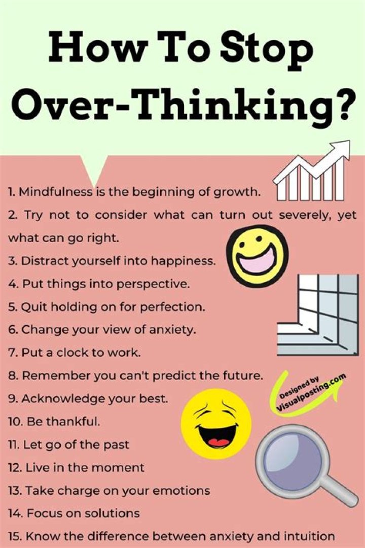 How do I stop overthinking and living in the moment?