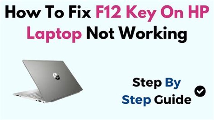 How do I turn off F12 on my HP laptop?