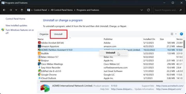 How do I uninstall 20H2?