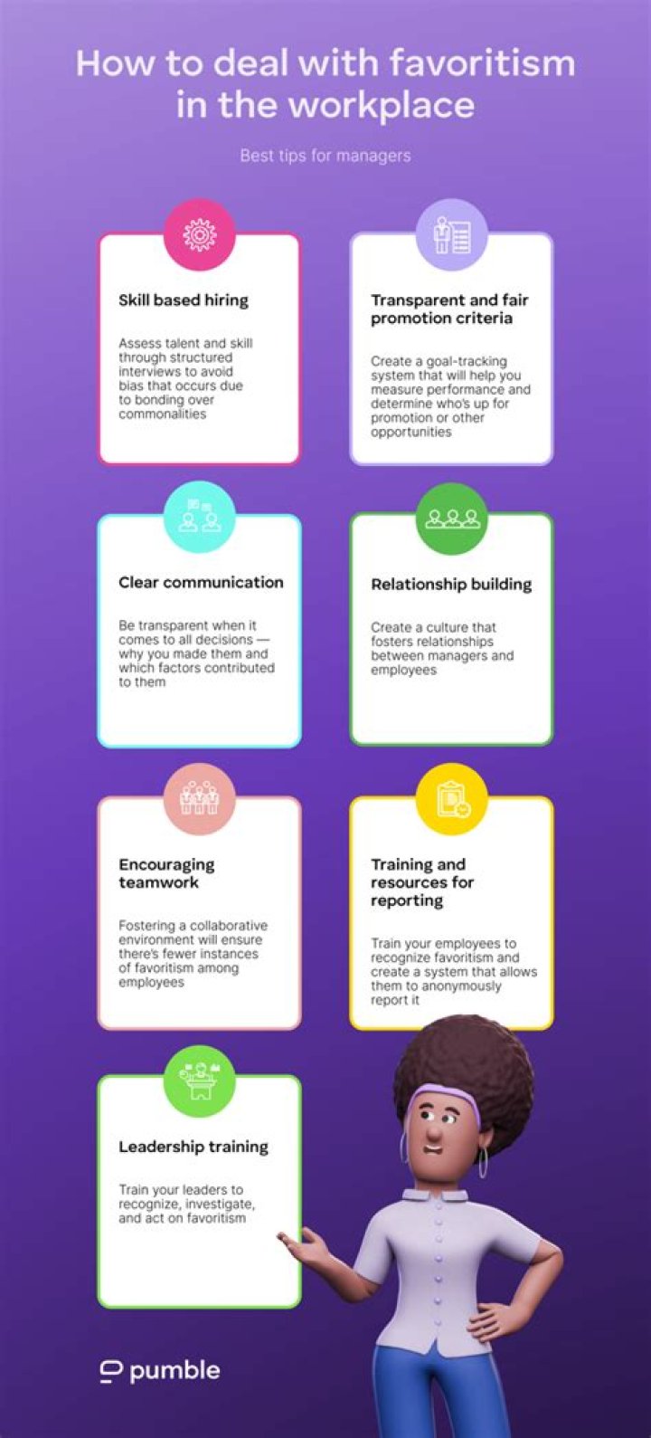 How do managers deal with favoritism?