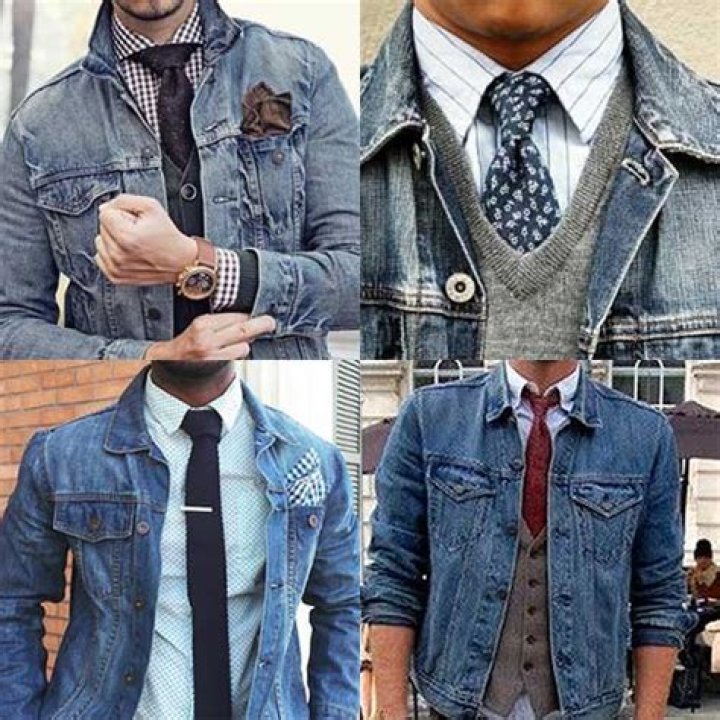 How do men pair denim shirts?