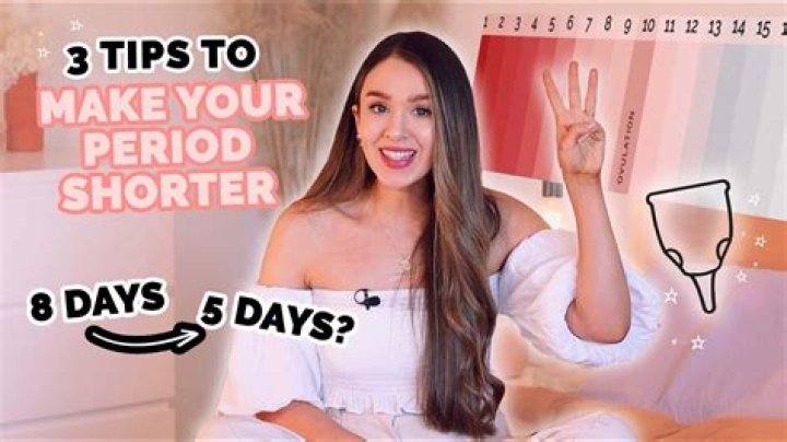 How do u make your period lighter?