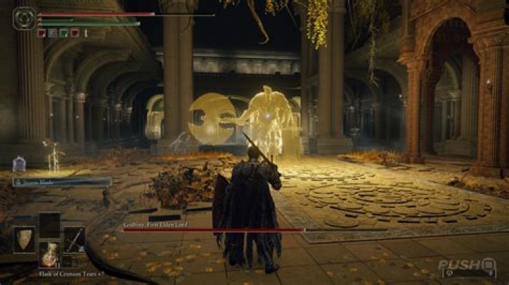 How do you beat Godfrey first?