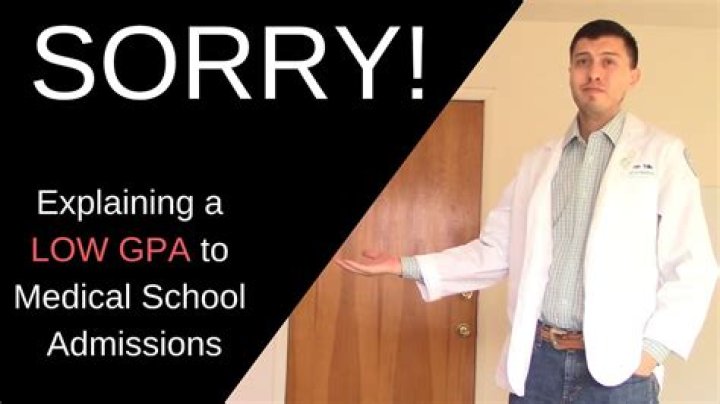 How do you explain low GPA to medical school?