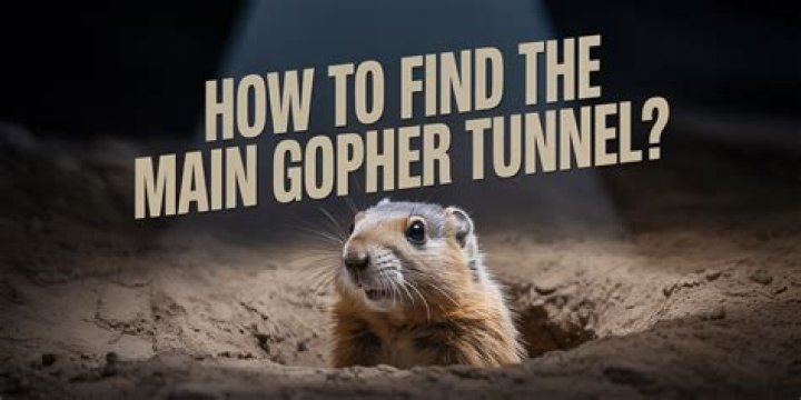 How do you fix a gopher tunnel?