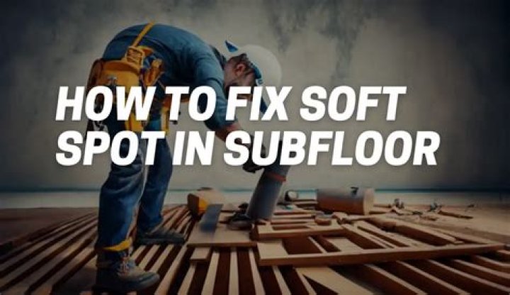 How do you fix a soft spot on a roof?