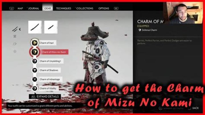 How do you get charm of Mizu no Kami?