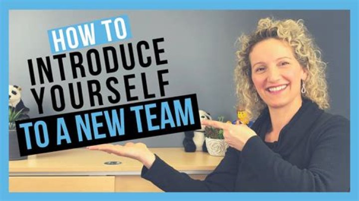 How do you introduce yourself to a new team as a manager?