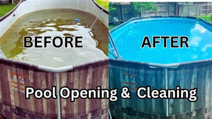How do you keep a small above ground pool clean?