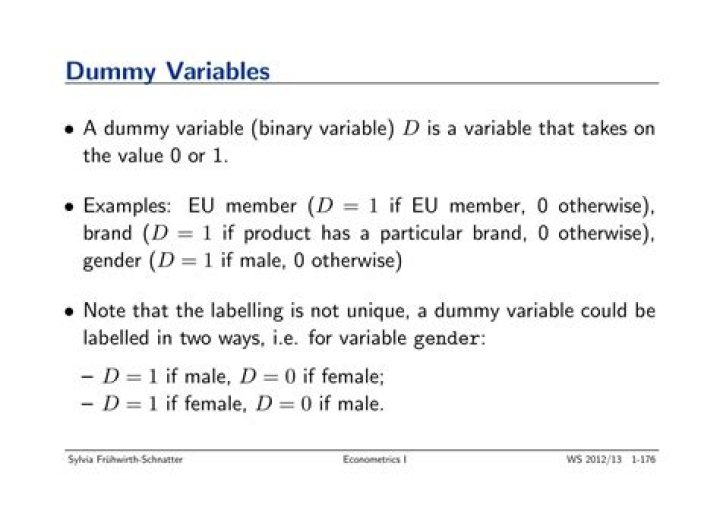 How do you know how many dummy variables are needed?