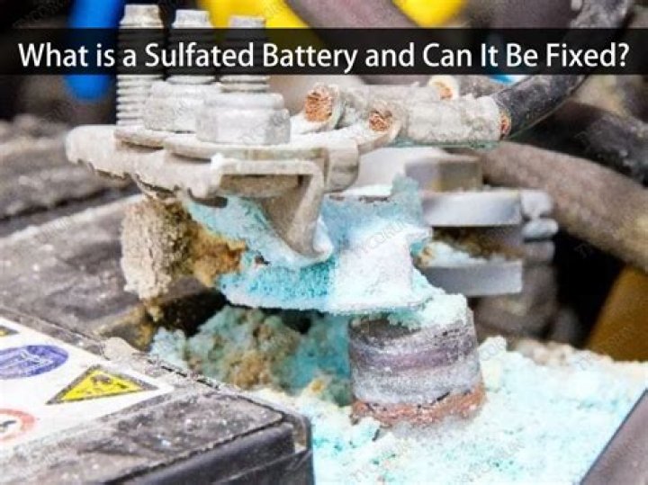 How do you know if a battery is sulfated?