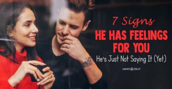 How do you know if a guy has feelings for you but is hiding it?