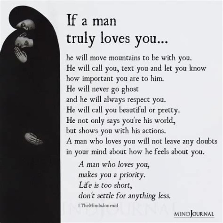 How do you know if a married man loves you?