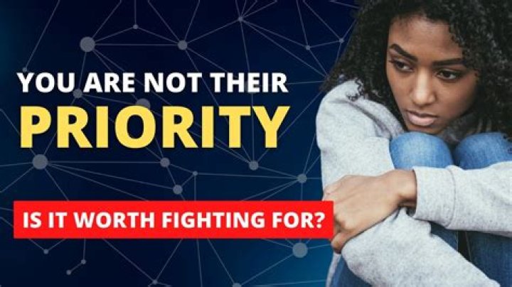How do you know you're not a priority?