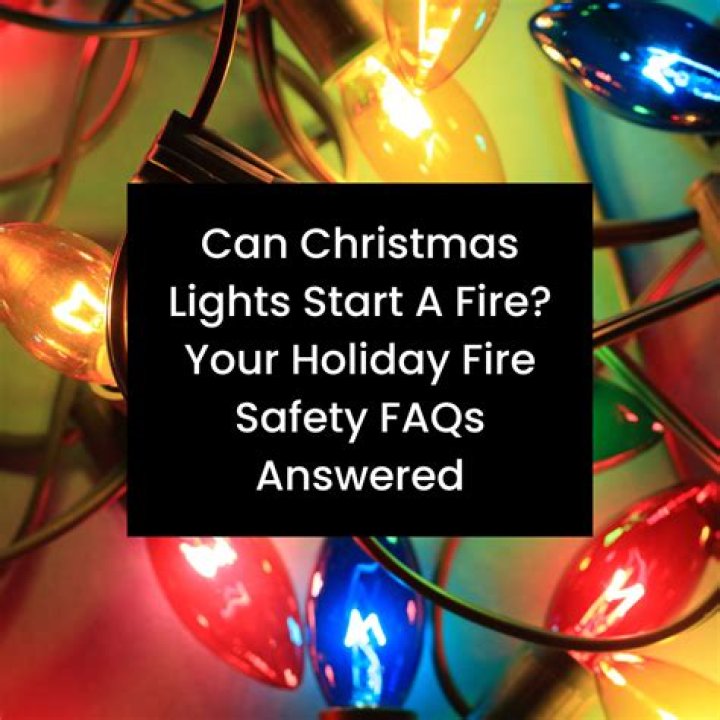 How do you make fake fire Christmas lights?