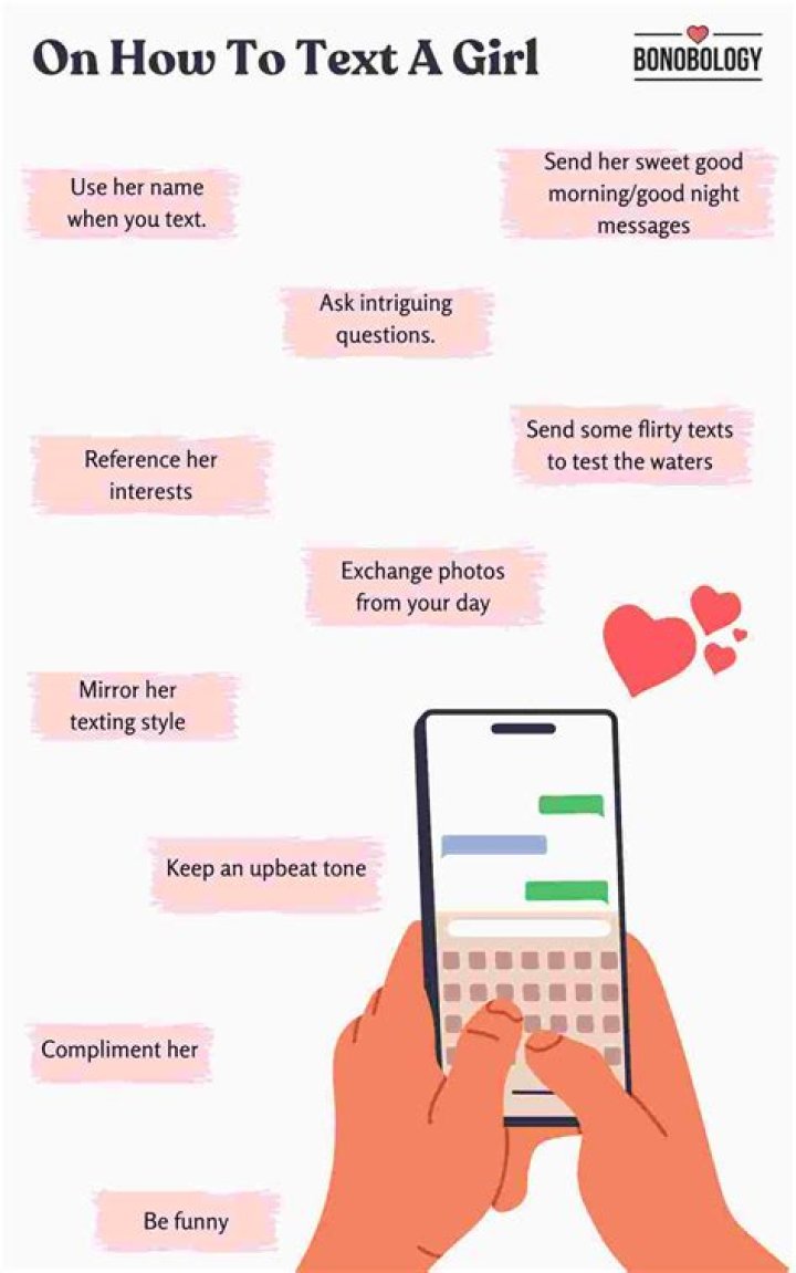 How do you make her want to text you more?