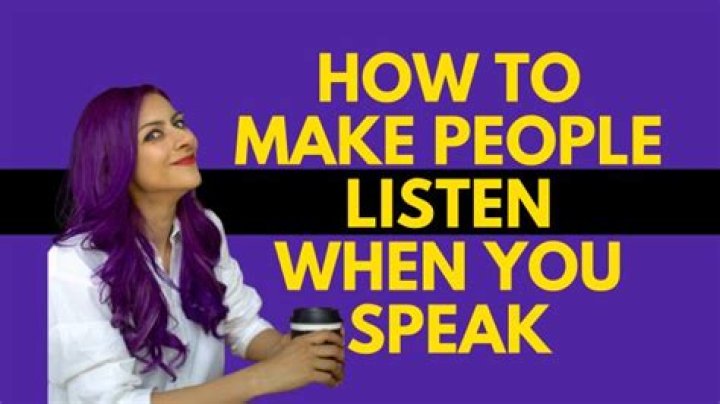 How do you make people listen to reason?