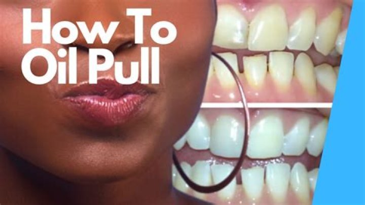 How do you oil pull your gums?