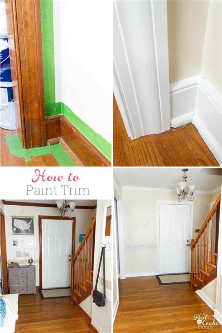 How do you paint perfect trim?