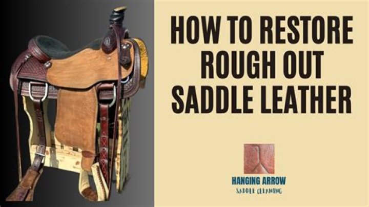 How do you restore a dry leather saddle?