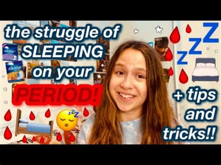How do you sleep on your period with a pad?
