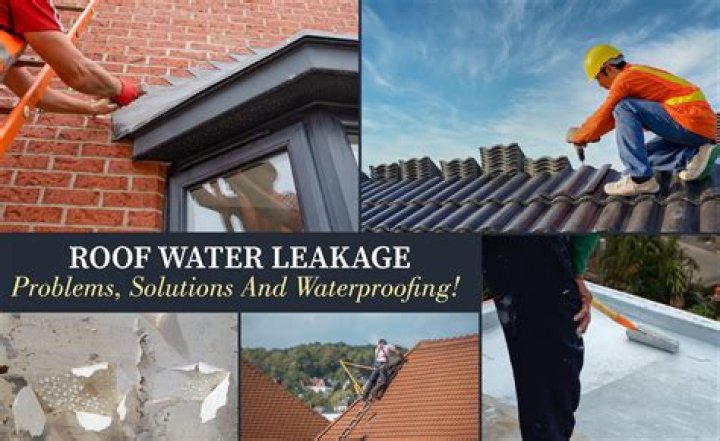 How do you stop a roof leak from inside?