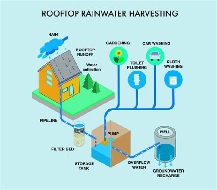 How do you store rainwater long term?