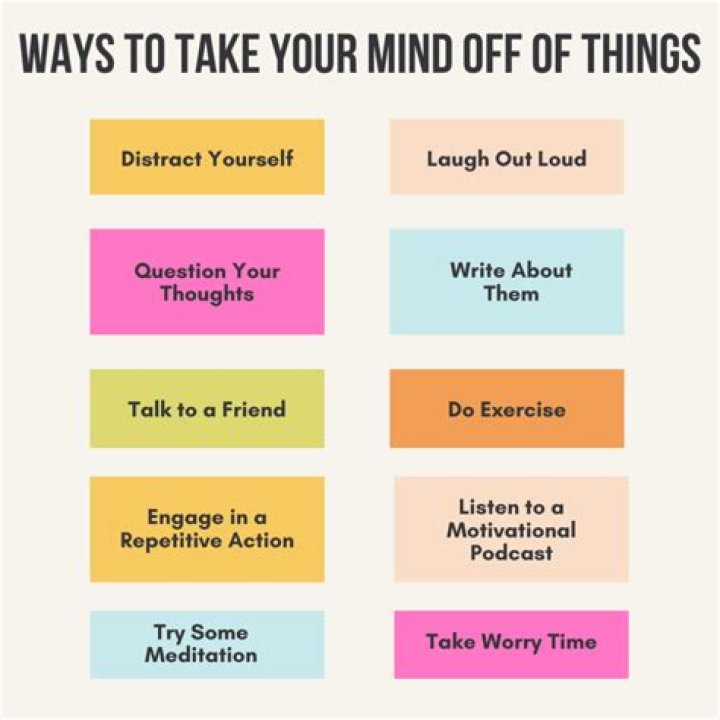 How do you take your mind off pain?