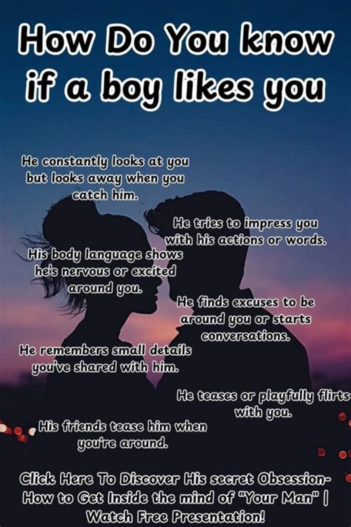 How do you tell if a boy wants to kiss you?