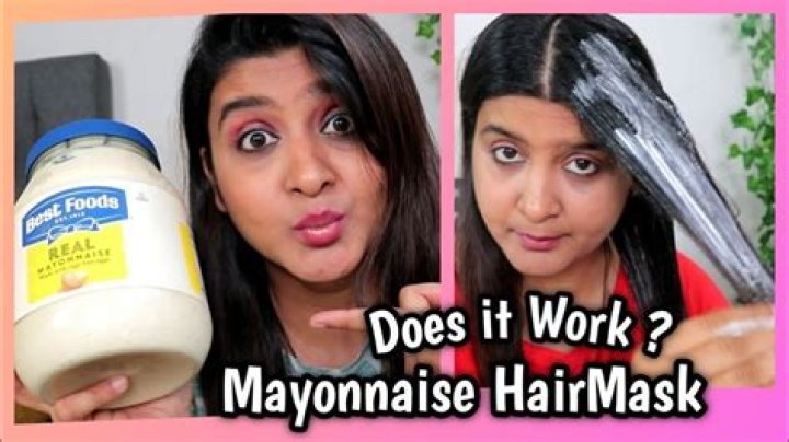 How do you use mayonnaise in your hair?