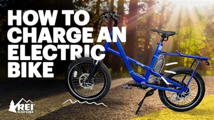 How does an electric bike get charged?