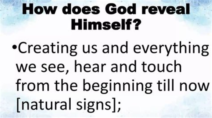 How does God reveal His truth to us?