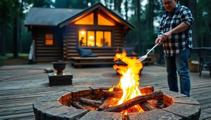 How hot does a wood fire get?